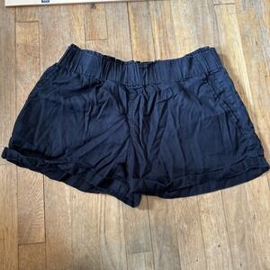 Altar'd State Shorts Women Large‎ Black Pockets Elastic Waist